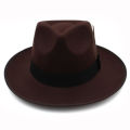 Panama fedora wide brim Sombrero beach summer cool Hat(Brown)