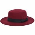 Panama Fedora round top summer spring beach party sun hat for men women red and black