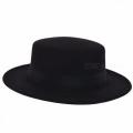 Panama Fedora round top summer spring beach party sun hat for men women red and black