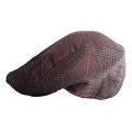 Newsboy beret for men old school vintage classic Flat Gatsy driving Golf cap hat(Dark Brown)