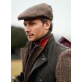 (FREE SHIPPING) FLAT CAP newsboy BERET TRADITIONAL XHOSA HAT for men-BROWN