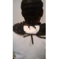 (FREE DELIVERY) 3 IN 1 Cleopatra african zulu xhosa handmade beaded Necklace, bracelet headnecklace