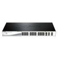 D-Link 24-Port 10/100 Web Smart L2 Managed Switch with PoE