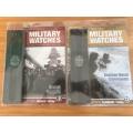 TWO COLLECTABLE MILITARY REPLICA WATCHES-FRENCH SEAMAN AND GERMAN NAVAL COMMANDO-UNOPENED
