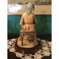AMAZING ARTIS MOTHER AND BABY FIGURE SCULPTURE 27CM HIGH-NO CHIPS OR SCRATCHES