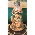 AMAZING ARTIS MOTHER AND BABY FIGURE SCULPTURE 27CM HIGH-NO CHIPS OR SCRATCHES