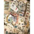 A MOUNTAIN OF 1984 ONWARDS SOUTH AFRICAN STAMPS-NEARLY 3 KG`S OF SURPRISES-LOT 1