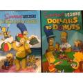 TWO VERY COLLECTABLE SIMPSON COMICS (160 PAGE BOOK FORMAT)
