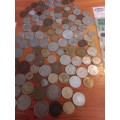 Coin collection of 119 unchecked pieces