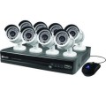 CCTV SURVEILLANCE KITS - 8 CHANNEL  - 900TVL OUTDOOR COLOUR/IR CAMS (3G & Internet remote viewing)