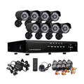 CCTV SURVEILLANCE KITS - 8 CHANNEL - 1200 TVL INDOOR /OUTDOOR CAMERAS (3G & Internet remote viewing)