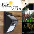 20 LED SOLAR POWERED  MOTION SENSOR WALL LIGHT