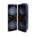 PROFESSIONAL LOUD SPEAKERS WITH NET * BLUETOOTH * LED DISCO LIGHTS  - Output Power: 19000W P.M.P.O