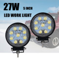 27w CREE LED Automotive Spotlight - Brackets Included