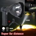 Long Shoot Strong LED Spotlight With Sidelight Multifunctional Outdoor Handheld Searchlight Powerful