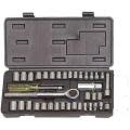 STOCK CLEARANCE - 40 Piece Socket Wrench Set - 1/4` and 3/8` Drive - up to 16mm Sockets
