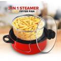 3 in 1 Steamer, Cooker And Fryer
