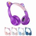 Bluetooth Foldable Wireless Headphones With CAT EARS !!!