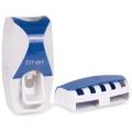 Automatic Toothpaste Dispenser + Toothbrush Holder