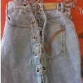 Redbat Denim Ladies Straight Leg Jeans with Side Chain - From Sportscene