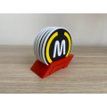 F1 Tire Types Coasters - 3D Printed