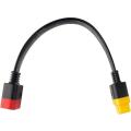 OBDII Extension Cable Connector Male To Female Cable 36cm (1 Black)