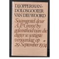 D. J. Opperman: Dolosgooier van die woord saamgestel deur A.P. Grové