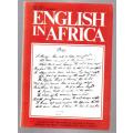 English in Africa - Vol. 17 No. 1 (1990)