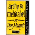 Archy and Mehitabel -- Don Marquis