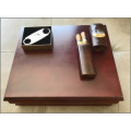 Cigar Humidor with 30 Top Cigars and Zippo Clipper