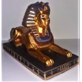 King Tut Sphinx - Amazing Detail - Made from Stone Resin - New with felt base 11 cm