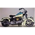 Harley Davidson - AWESOME - High Quality Tin model 1930`s Harley. 36 cm