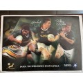 Set of 10 Springbok Rugby Posters (Each one 29,5cm * 42cm)