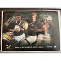 Set of 10 Springbok Rugby Posters (Each one 29,5cm * 42cm)