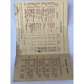 Rugby Itinerary - 1956 Tour of New-Zealand