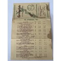 Rugby Itinerary - 1956 Tour of New-Zealand
