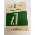 Cricket Itinerary- South-African Cricket Union Fixtures 1987/1988