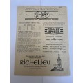 Rugby Programme - Villagers vs Maties 3/10/1970