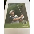 Signed Golf Cards (A5) * 10 - Nedbank Golf Challenge (2014 & 2016 cards)