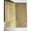 Cricket Itinerary - New Zealand Cricket Tour of South-Africa 1961-1962