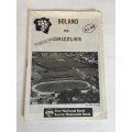 Rugby Programme - Boland vs USA Grizzlies 19 July 1988