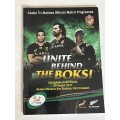 Rugby Programme - South-Africa vs New Zealand All Blacks 20/08/2011