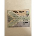 Rugby Ticket - 1995 Rugby World Cup Game 2 Scotland vs Ivory Coast 26/05/1995