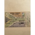 Rugby Ticket - 1995 Rugby World Cup Game 03 France vs Tonga 26/05/1995