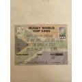 Rugby Ticket - 1995 Rugby World Cup Game 05 Italy vs  Samoa 27/05/1995