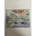 Rugby Ticket - 1995 Rugby World Cup Game 10