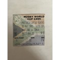 Rugby Ticket - 1995 Rugby World Cup Game 12 Scotland vs Tonga 30/05/1995