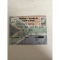 Rugby Ticket - 1995 Rugby World Cup Game 14 Ireland vs Japan 31/05/1995