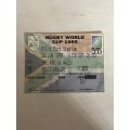 Rugby Ticket - 1995 Rugby World Cup Game 23 Ireland vs Wales 04/06/1995