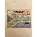 Rugby Card - 1995 Rugby World Cup Game 31 (3/4 Play off) England vs France 22/06/1995